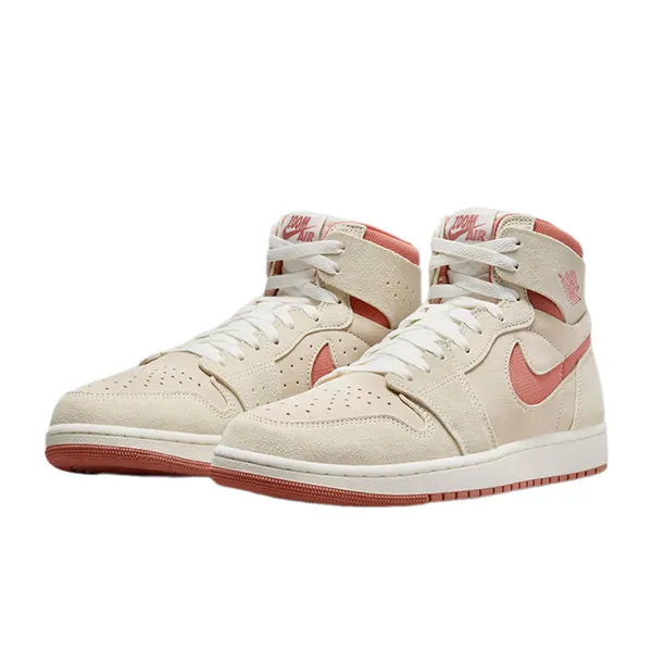 Giày Thể Thao Nam Nike Air Jordan 1 Zoom Comfort 2 DV1307-102 Màu Be Hồng Size 40.5