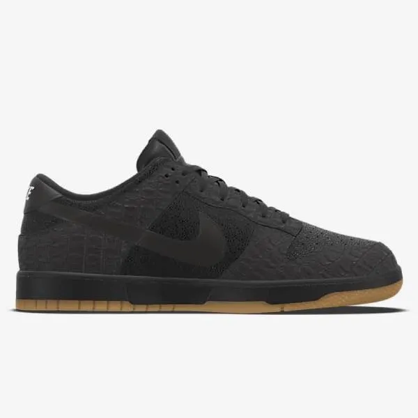 Giày Thể Thao Nam Nike Dunk Low Premium Màu Đen Size 38