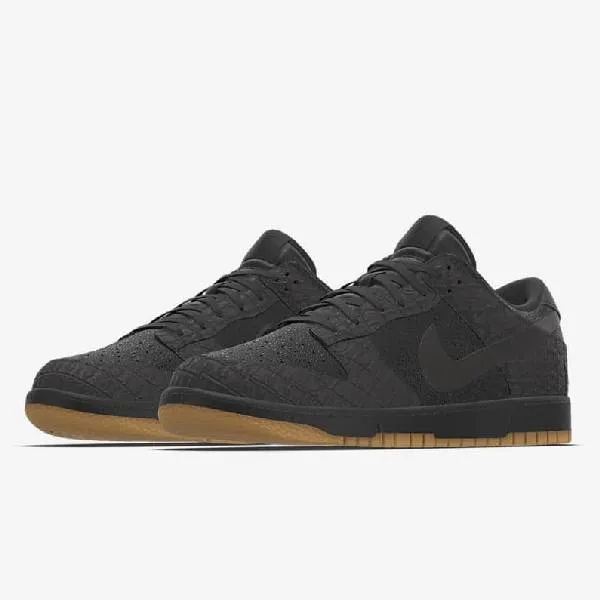 Giày Thể Thao Nam Nike Dunk Low Premium Màu Đen Size 38