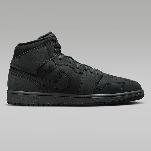Giày Thể Thao Nam Nike Air Jordan 1 Mid SE Craft FD8634-001 Màu Đen Size 45 - Giày - Vua Hàng Hiệu