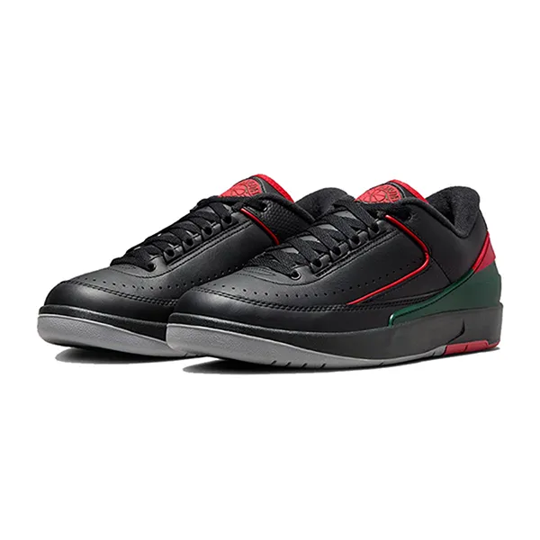 Giày Thể Thao Nike Air Jordan 2 Low DV9956-006 Màu Đen - Đỏ Size 40