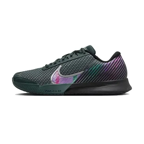 Giày Pickleball Nike Court Air Zoom Vapor Pro 2 Premium HC Deep Jungle Fuchsia FD6692-001 Màu Xanh