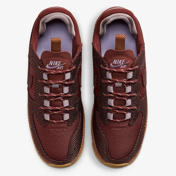 Giày Thể Thao Nữ Nike Air Force 1 Wild FB2348-202 Màu Nâu Đỏ Size 35.5