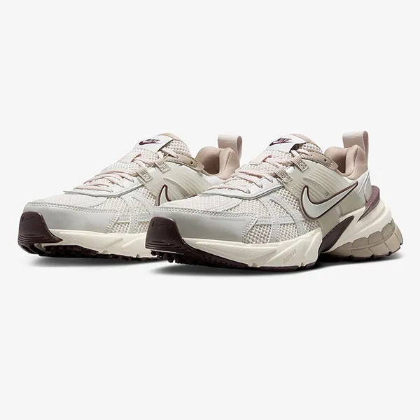 Giày Thể Thao Nữ Nike V2K Run FD0736-103 Màu Be Nâu Size 42
