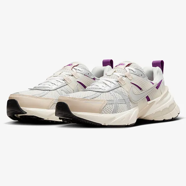 Giày Thể Thao Nữ Nike V2K Run HF4305-072 Màu Trắng Phối Tím Size 35.5 - Giày - Vua Hàng Hiệu