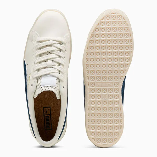 Giày Thể Thao Puma Clyde Classics Sneakers 398568_01 Màu Kem Size 40 - Giày - Vua Hàng Hiệu