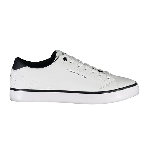 Giày Thể Thao Tommy Hilfiger FM0FM05041_BIYBS Màu Trắng Size 40 - Giày - Vua Hàng Hiệu
