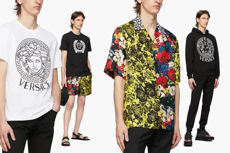 Áo Sơ Mi Versace Chain Reaction