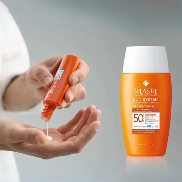 Kem Chống Nắng Dưỡng Ẩm Rilastil Sun System Water Touch Moisturizing Fluid SPF50+ 50ml CT - Kem chống nắng - Vua Hàng Hiệu