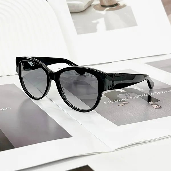 Kính Mát Unisex Yves Saint Laurent YSL SLM3 001 Màu Đen - Kính mắt - Vua Hàng Hiệu