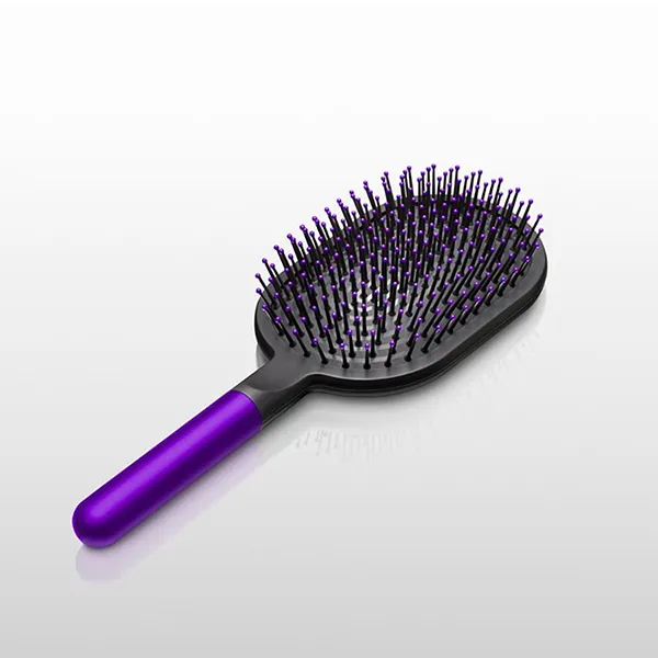 Lược Chải Tóc Làm Mượt Dyson Designed Paddle Brush Màu Tím/Đen
