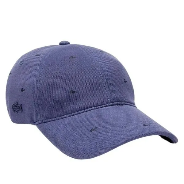 Mũ Lacoste Crocodile Print Cotton Pickleball RK4708-51-USU Màu Tím - Pickleball - Vua Hàng Hiệu