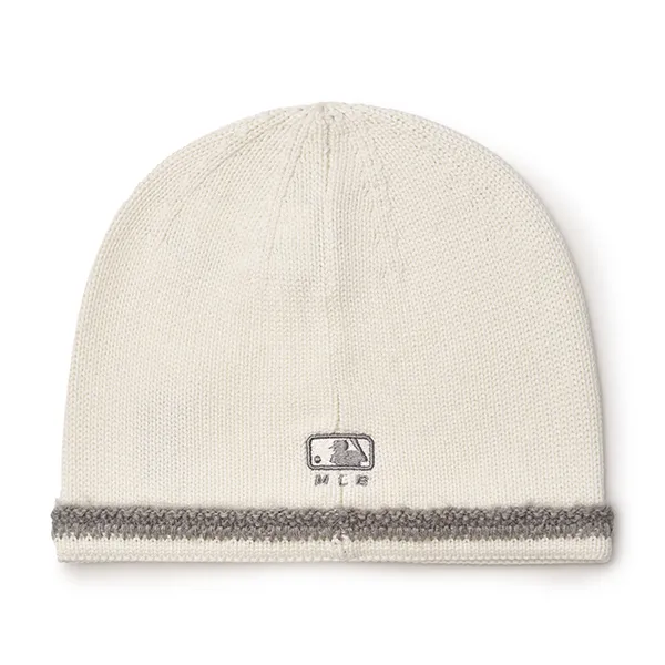 Mũ Len MLB Basic Premium No Lip Beanie Boston Red Sox 3ABNBM846-43CRS Màu Trắng Kem - Mũ nón - Vua Hàng Hiệu