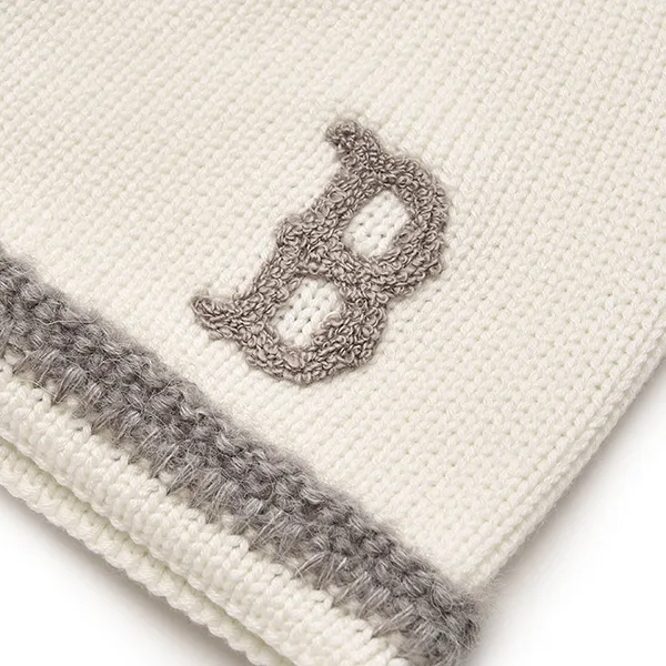 Mũ Len MLB Basic Premium No Lip Beanie Boston Red Sox 3ABNBM846-43CRS Màu Trắng Kem - Mũ nón - Vua Hàng Hiệu