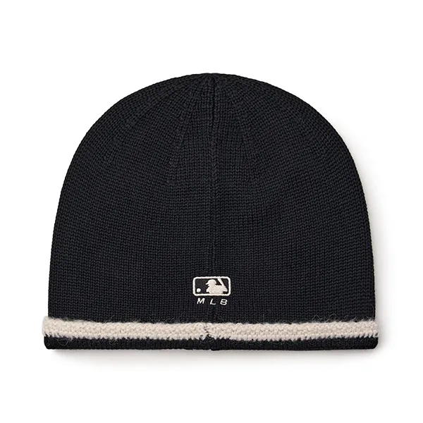 Mũ Len MLB Basic Premium No Lip Beanie New York Yankees 3ABNBM846-50BKS Màu Đen - Mũ nón - Vua Hàng Hiệu