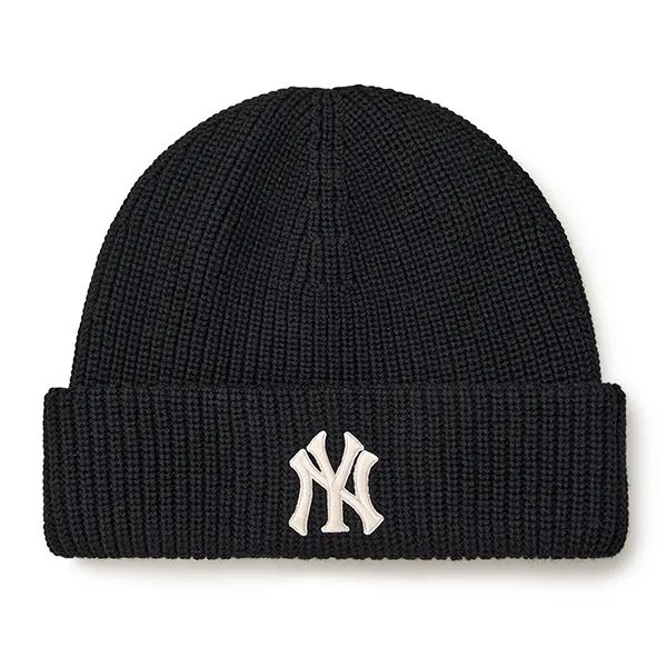 Mũ Len MLB Jelly Mead Beanie New York Yankees 3ABNBM246-50BKS Màu Đen - Mũ nón - Vua Hàng Hiệu