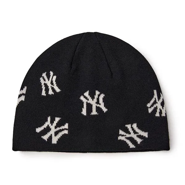 Mũ Len MLB Megagram Norip Beanie New York Yankees 3ABNBM346-50BKS Màu Đen - Mũ nón - Vua Hàng Hiệu
