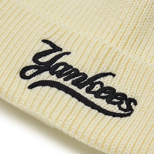 Mũ Len MLB Varsity Culsive Mid Vinnie New York Yankees 3ABNVM146-50CRD Màu Be - Mũ nón - Vua Hàng Hiệu