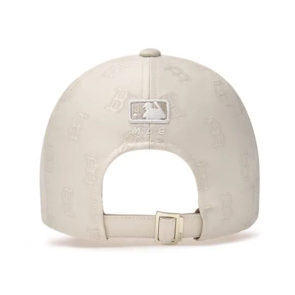 Mũ MLB Classic Monogram Tonton 3D Embo Cap Boston Red Sox 3ACPM034N-43CRD Màu Kem - Mũ nón - Vua Hàng Hiệu
