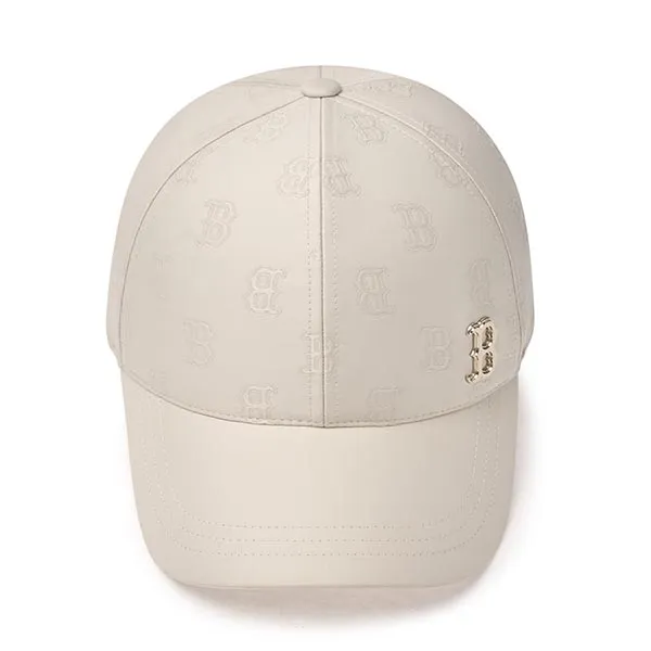 Mũ MLB Classic Monogram Tonton 3D Embo Cap Boston Red Sox 3ACPM034N-43CRD Màu Kem - Mũ nón - Vua Hàng Hiệu