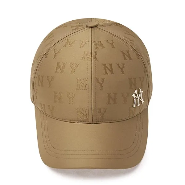 Mũ MLB Classic Monogram Tonton 3D Embo Cap New York Yankees 3ACPM034N-50BGS Màu Be
