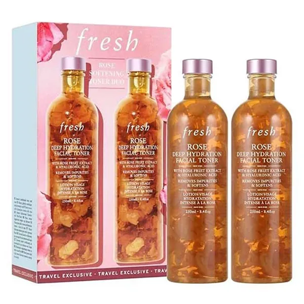 Set Nước Hoa Hồng Cấp Ẩm Fresh Rose Deep Hydration Facial Toner 250ml x 2 - Mỹ phẩm - Vua Hàng Hiệu
