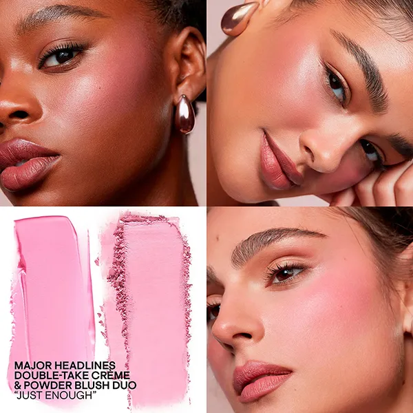 Phấn Má Hồng Patrick Ta 2in1 Double-Take Cream And Power Blush Duo Màu Just Enough - Trang điểm - Vua Hàng Hiệu