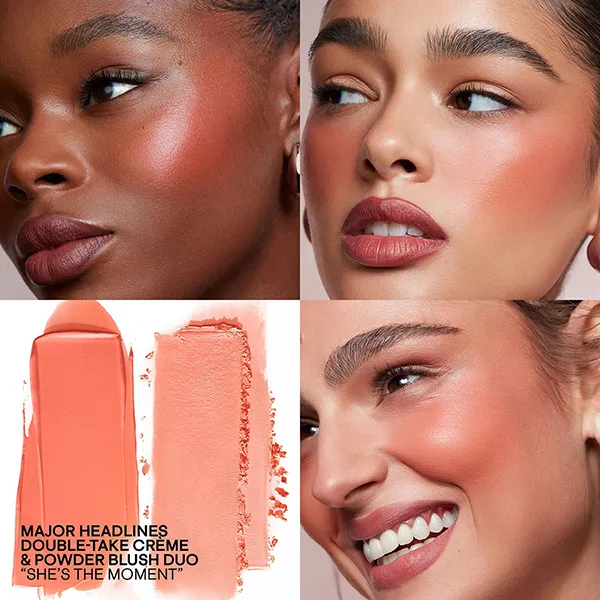 Phấn Má Hồng Patrick Ta 2in1 Double-Take Cream And Power Blush Duo Màu She's The Moment - Trang điểm - Vua Hàng Hiệu