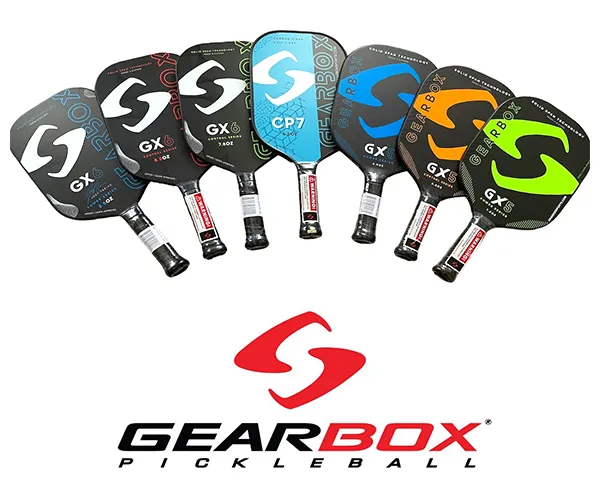 Vợt Pickleball Gearbox CX11E Power Green Paddle Màu Xanh Đen - Pickleball - Vua Hàng Hiệu