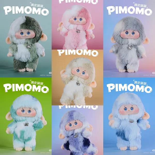 Set Móc Khóa Pimomo Naughty Doll Series Plush Dolls Box 6 Chiếc Phối Màu - Phụ kiện - Vua Hàng Hiệu