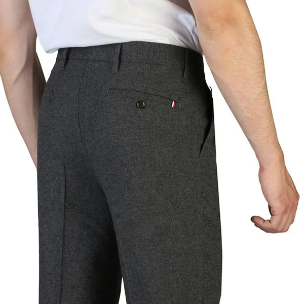 Quần Dạ Nam Tommy Hilfiger MW0MW08475_093_L32 Màu Xám Đen Size 30