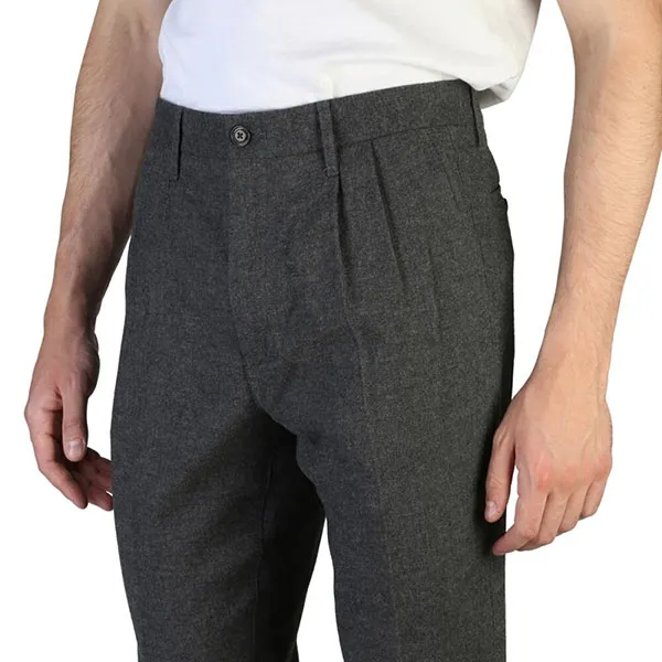 Quần Dạ Nam Tommy Hilfiger MW0MW08475_093_L32 Màu Xám Đen Size 30