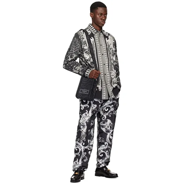 Quần Dài Nam Versace Jeans Couture Watercolor Couture Trousers 76GAA102 CQS85 899 Màu Đen Trắng Size 44 - Thời trang - Vua Hàng Hiệu
