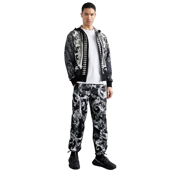 Quần Dài Nam Versace Jeans Couture Watercolor Couture Trousers 76GAA102 CQS85 899 Màu Đen Trắng Size 44 - Thời trang - Vua Hàng Hiệu