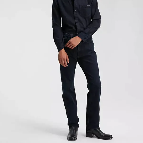 Quần Jean Nam Calvin Klein CK Slim Fit 40TP728401 Màu Xanh Đen Size 32 - Thời trang - Vua Hàng Hiệu