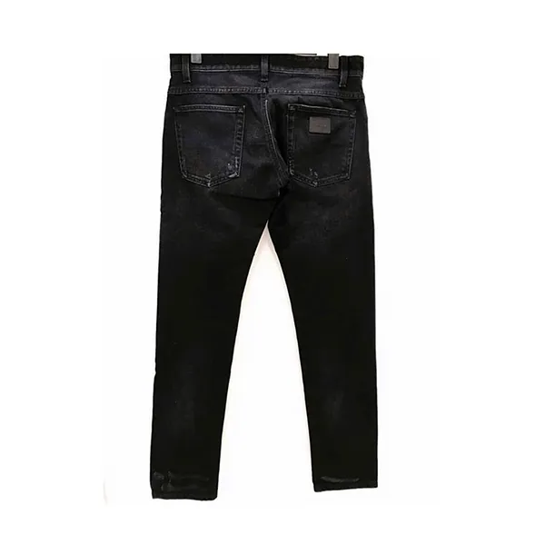 Quần Jean Nam Dolce & Gabbana D&G Distressed Denim Pants Black G644LD Màu Đen Size 44