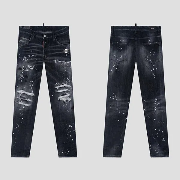 Quần Jean Nam Dsquared2 Black Denim Wash Skater Fit S74LB1430S30503 900 Màu Đen Size 44 - Thời trang - Vua Hàng Hiệu