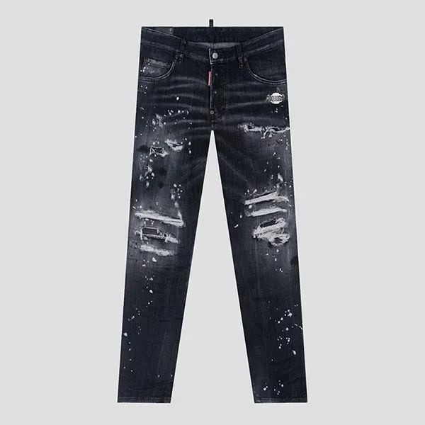 Quần Jean Nam Dsquared2 Black Denim Wash Skater Fit S74LB1430S30503 900 Màu Đen Size 44 - Thời trang - Vua Hàng Hiệu