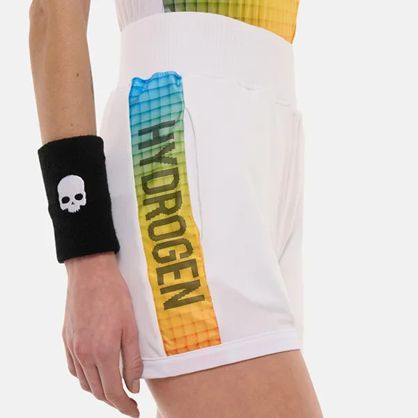 Quần Short Nữ Hydrogen Spectrum Tech Pickleball DS1003-001 Màu Trắng Size XS
