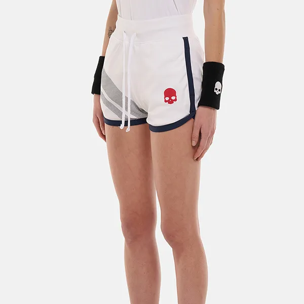 Quần Short Nữ Hydrogen Sport Stripes Tech Pickleball TS1005-315 Màu Trắng Size XS - Pickleball - Vua Hàng Hiệu