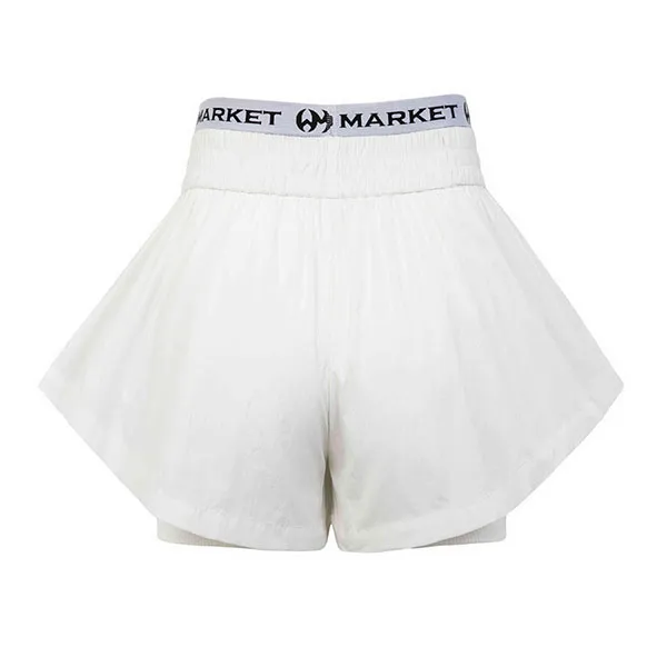 Quần Short Nữ Weird Market Pickleball Double Layer Short Moonless Night White Màu Trắng Size M