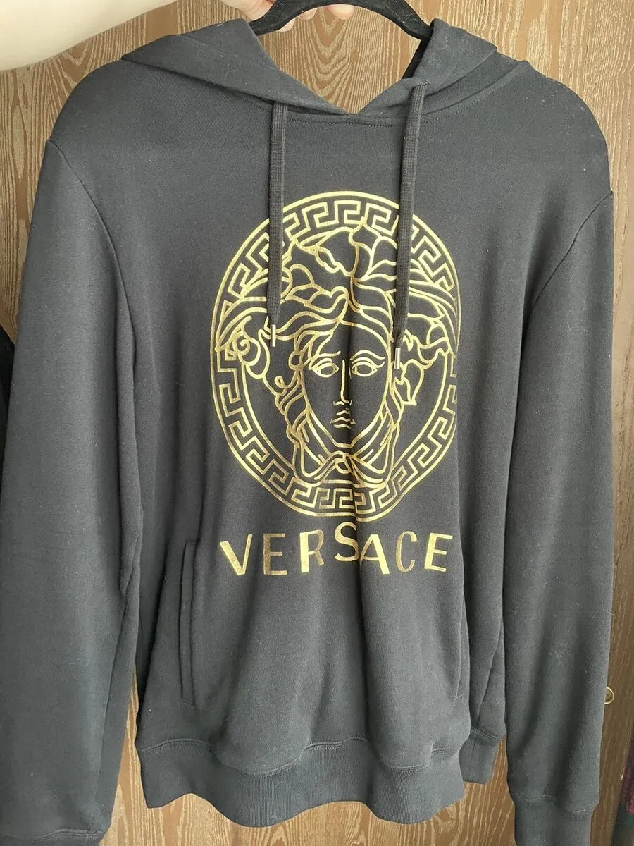 Áo Hoodie Versace Medusa Head Embossed