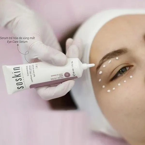 Serum Cải Thiện Nếp Nhăn & Thâm Vùng Mắt Soskin Eye Care Serum 30ml - Mỹ phẩm - Vua Hàng Hiệu