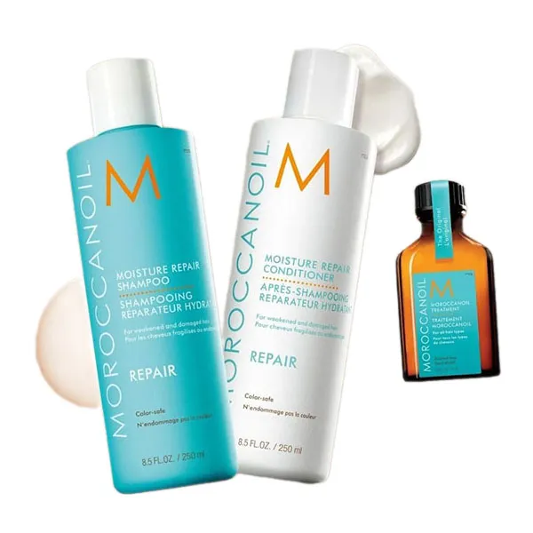 Set Dầu Gội Và Xả Moroccanoil Dưỡng Ẩm Tóc Repair Set 4 Món - Chăm sóc tóc - Vua Hàng Hiệu