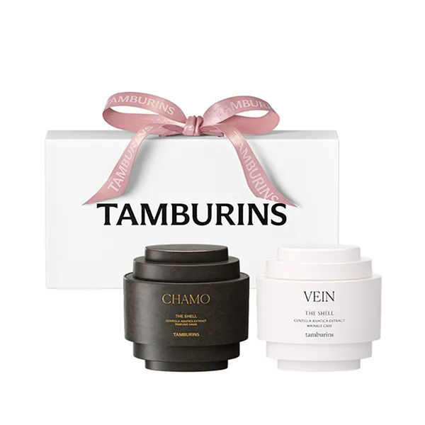 Set Dưỡng Da Tay Tamburins Perfume Handcream Mini Duo CHAMO + VEIN 15ml x 2