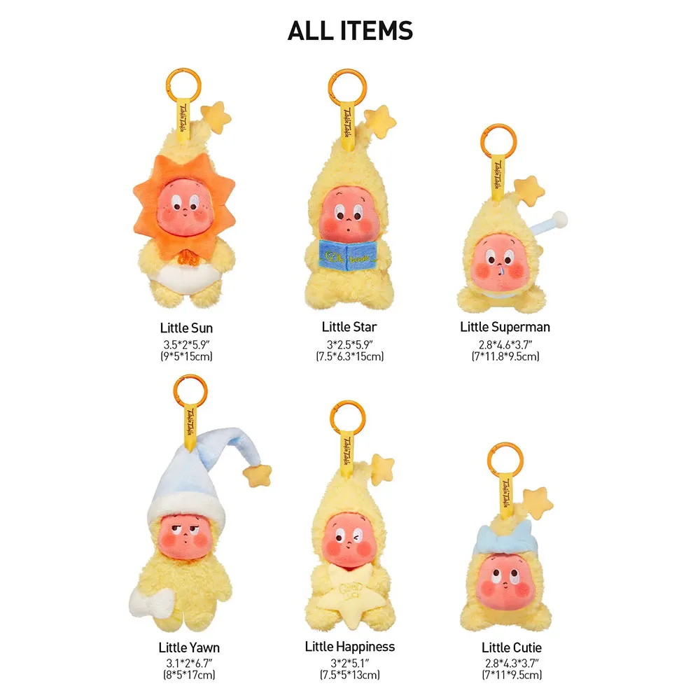 Set Móc Khóa Pop Mart Twinkle Twinkle Series-Plush Pendant Blind Box Phối Màu