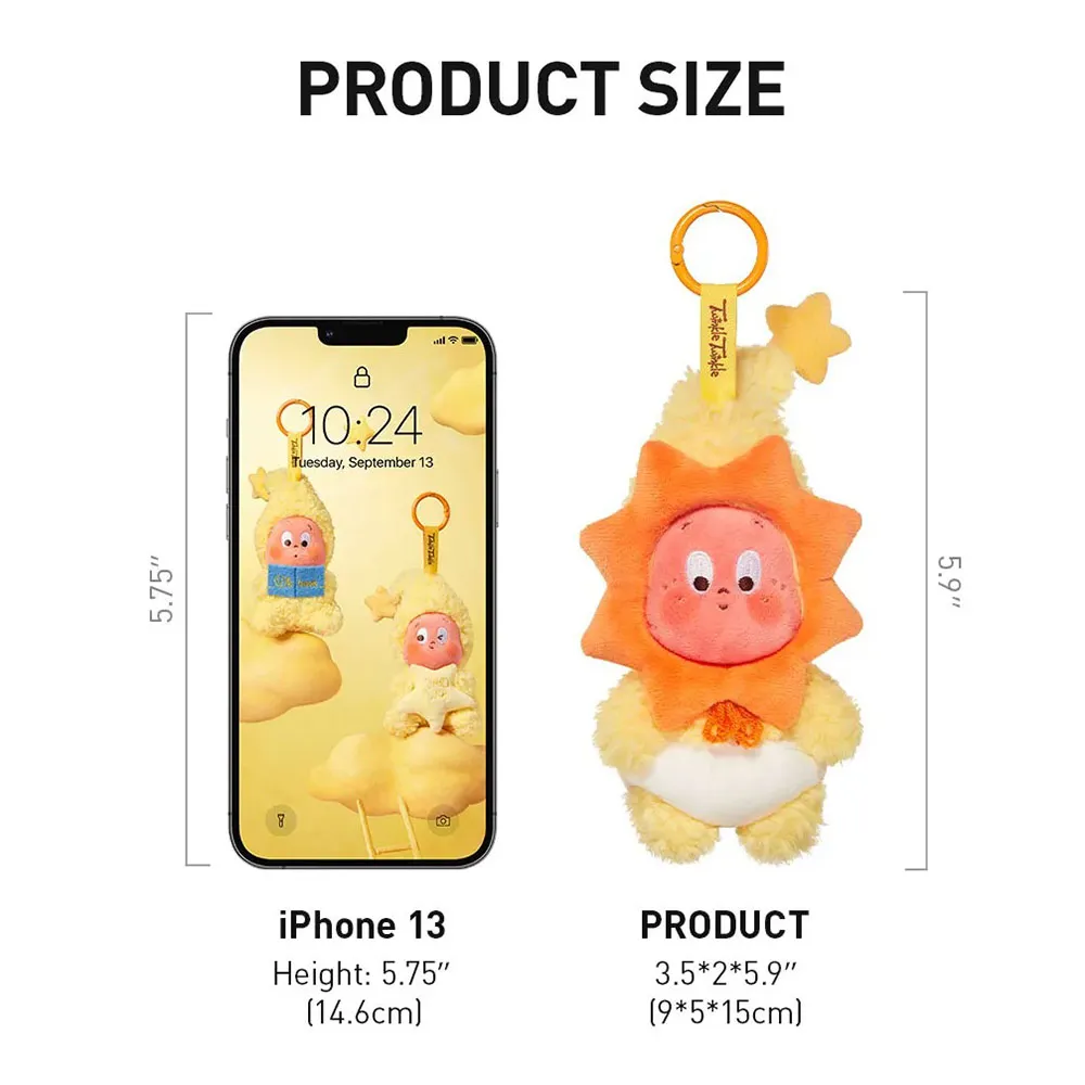 Set Móc Khóa Pop Mart Twinkle Twinkle Series-Plush Pendant Blind Box Phối Màu