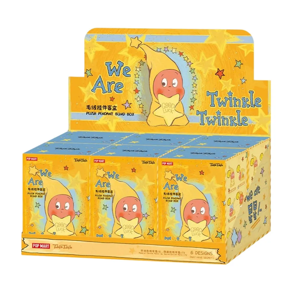 Set Móc Khóa Pop Mart Twinkle Twinkle Series-Plush Pendant Blind Box Phối Màu