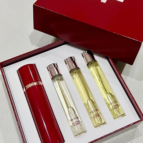 Set Nước Hoa Unisex Tom Ford Cherries Collection Set (10ml x 3) - Nước hoa - Vua Hàng Hiệu