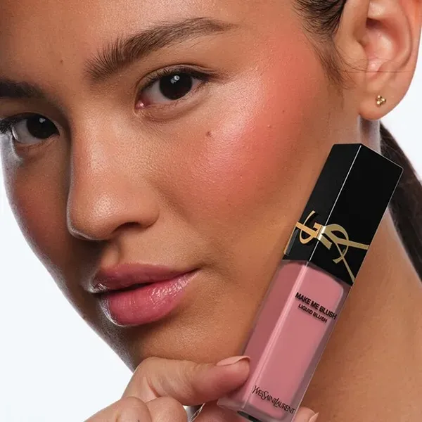 Set Phấn Má Hồng + Son Dưỡng Yves Saint Laurent YSL (Make Me Blush 44 Nude + Loveshine Wet Shine 44 Nude Lavallière) Màu Hồng Nude - Trang điểm - Vua Hàng Hiệu